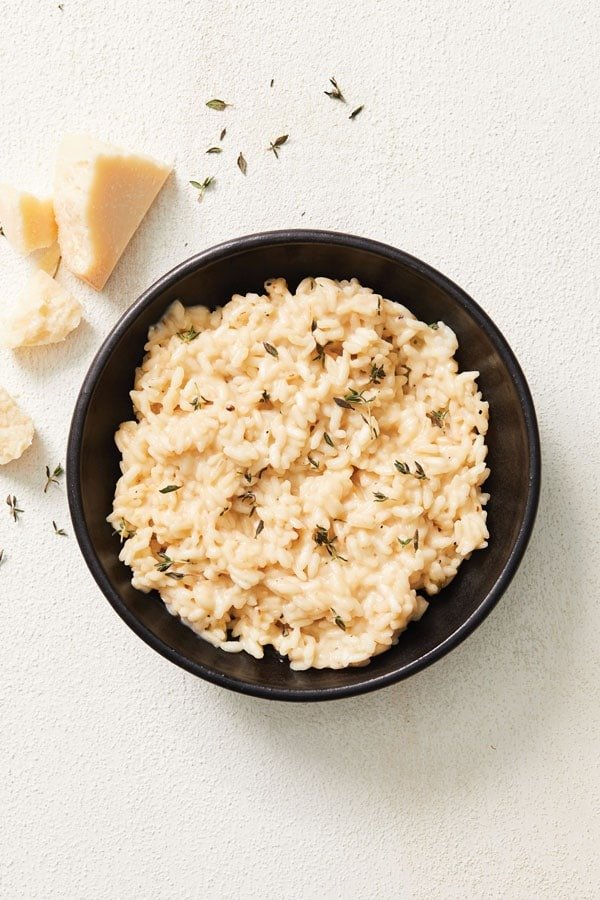 Risoto de Queijo Parmesão